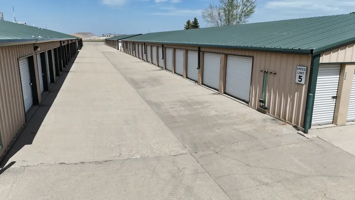 Storage units with roll up doors
